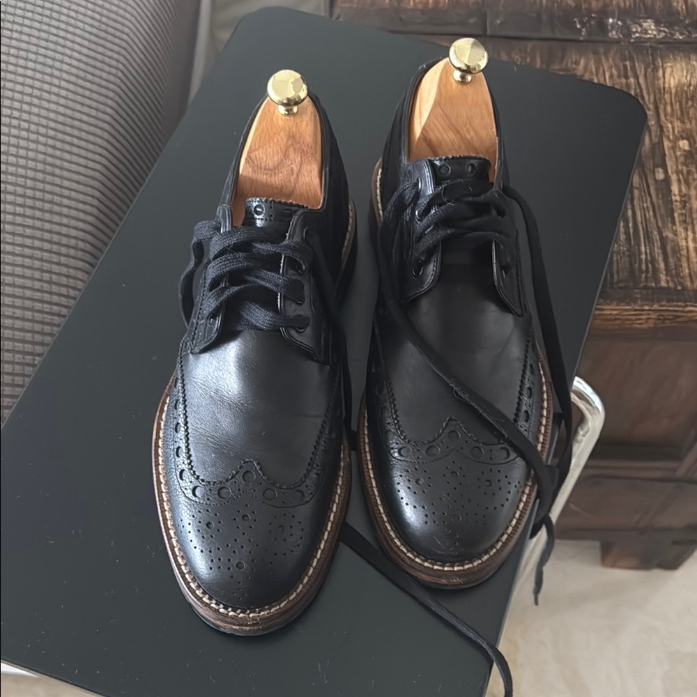 Authentic louis vuitton leather mens dress shoes